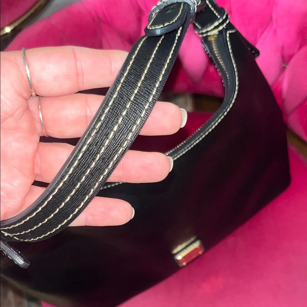 Dooney and Bourke Leather Hobo Bag - Picture 2 of 7